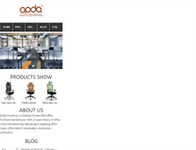 Tablet Screenshot of aoda-furniture.com